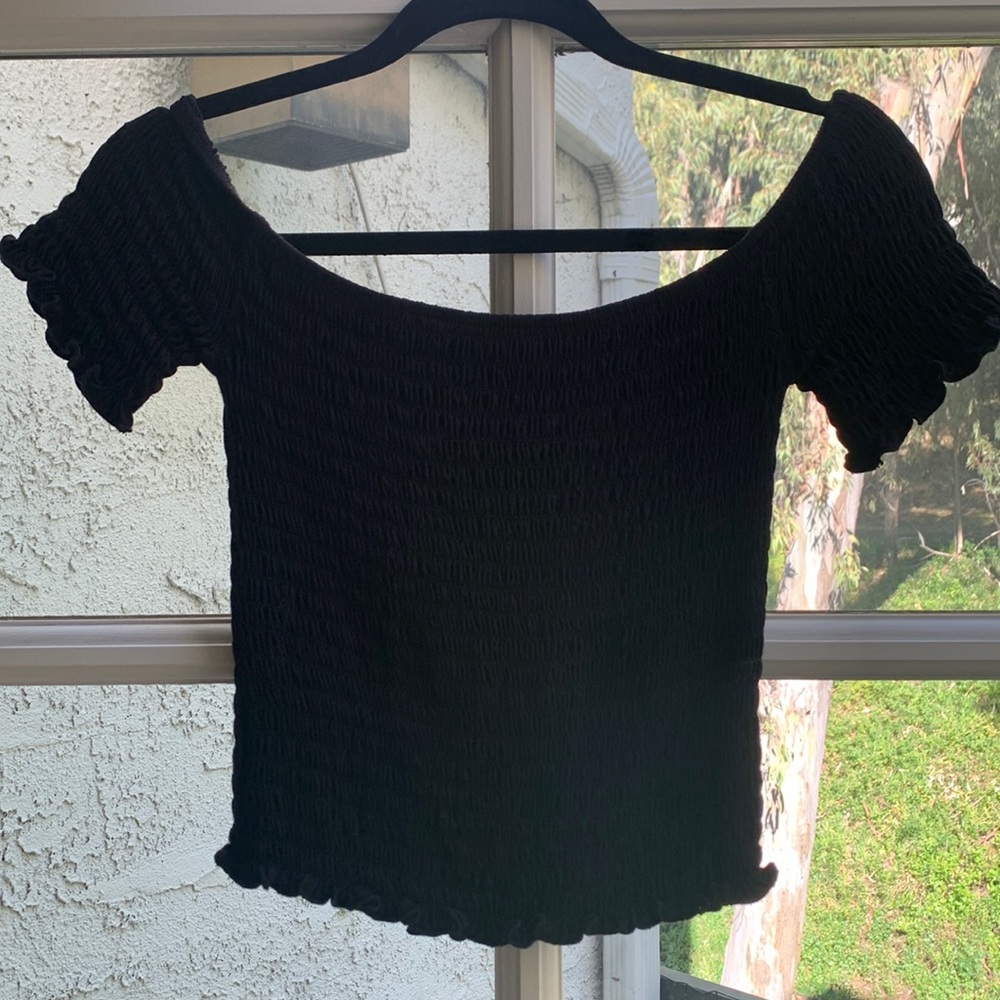 Aqua Ruched Top